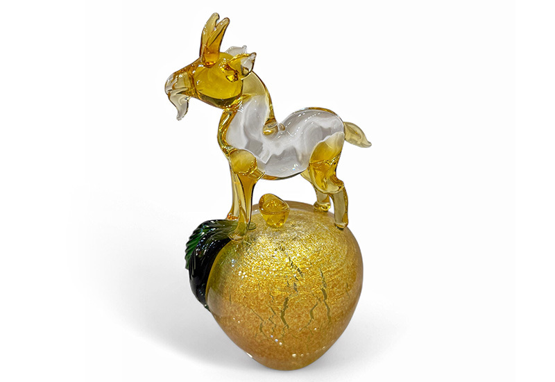 平安生肖-羊 十二生肖 生肖羊玻璃擺飾